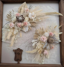 Load image into Gallery viewer, Boho Blush King Protea Everlasting arbour / backdrop flowers - HIRE ONLY