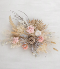 Load image into Gallery viewer, Boho Blush Banksia Everlasting arbour / backdrop or easel flowers - HIRE ONLY