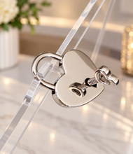 Load image into Gallery viewer, Clear Acrylic Wishing Well with love heart padlocks & lights - HIRE ONLY