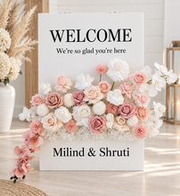 Load image into Gallery viewer, Welcome Sign Empty Flower box - HIRE ONLY