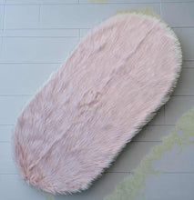 Load image into Gallery viewer, Pastel pink fluffy rug – additional decor - HIRE ONLY