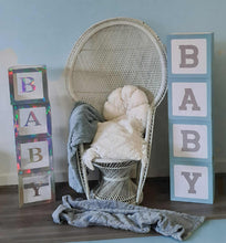 Load image into Gallery viewer, Baby Shower BABY Boxes - BLUE - HIRE ONLY