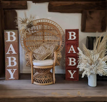 Load image into Gallery viewer, Baby Shower BABY Boxes – Boho or Rustic - HIRE ONLY