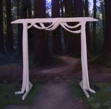 Load image into Gallery viewer, White Wooden Arbour / Arch (NO FLOWERS) – HIRE ONLY