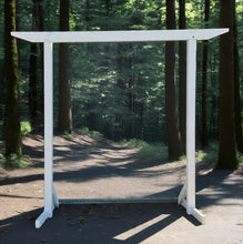 Load image into Gallery viewer, White Wooden Arbour / Arch (NO FLOWERS) – HIRE ONLY