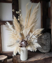 Load image into Gallery viewer, Boho flowers urn smaller size - HIRE ONLY