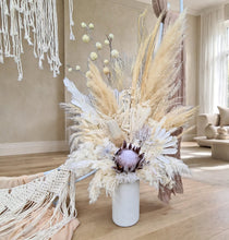Load image into Gallery viewer, Boho flowers urn smaller size - HIRE ONLY