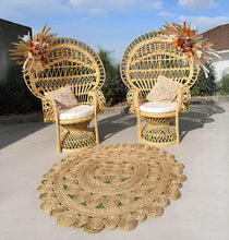 Load image into Gallery viewer, Rustic Queen peacock chair package