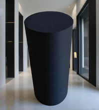 Load image into Gallery viewer, Black cylinder cake stand / plinth - 90cm - HIRE ONLY
