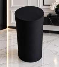 Load image into Gallery viewer, Black cylinder cake stand / plinth - 75cm - HIRE ONLY