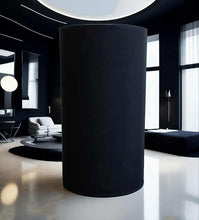 Load image into Gallery viewer, Black cylinder cake stand / plinth - 60cm - HIRE ONLY