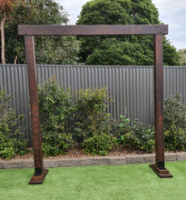 Load image into Gallery viewer, Rustic Wooden Arbour, arch - HIRE ONLY