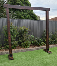 Load image into Gallery viewer, Rustic Wooden Arbour, arch - HIRE ONLY