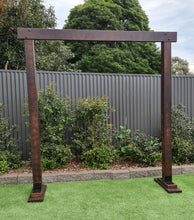 Load image into Gallery viewer, Rustic Wooden Arbour, arch - HIRE ONLY
