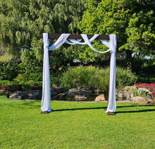 Load image into Gallery viewer, Rustic Wooden Arbour, arch - HIRE ONLY