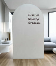 Load image into Gallery viewer, Plain white arch backdrop – 2.1m tall - HIRE ONLY