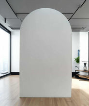 Load image into Gallery viewer, Plain white arch backdrop – 2.1m tall - HIRE ONLY