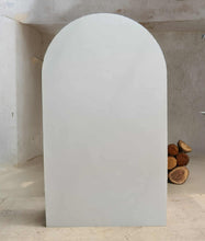 Load image into Gallery viewer, Plain white arch backdrop – 2.1m tall - HIRE ONLY