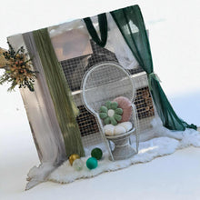 Load image into Gallery viewer, White mesh, green / pink – Basic Package - HIRE ONLY