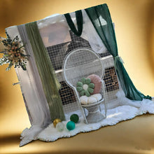Load image into Gallery viewer, White mesh, green / pink – Basic Package - HIRE ONLY