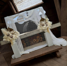 Load image into Gallery viewer, Boho urns & white mesh backdrop Birthday package - HIRE ONLY