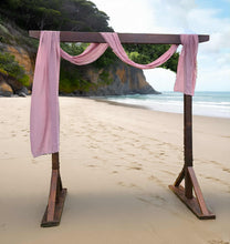 Load image into Gallery viewer, Wooden arch arbour (arbour only NO FLOWERS) - HIRE ONLY
