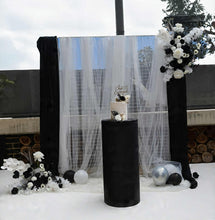 Load image into Gallery viewer, Black & white flowers - Mesh backdrop - Advanced 1 - HIRE ONLY