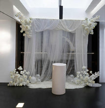 Load image into Gallery viewer, White mesh & 4 x white flowers - Advanced Package 1 - HIRE OLY