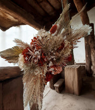 Load image into Gallery viewer, Rustic wooden easel with rustic small flowers - Welcome sign - HIRE ONLY