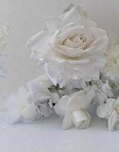 Load image into Gallery viewer, White Bride & Groom table flowers - HIRE ONLY