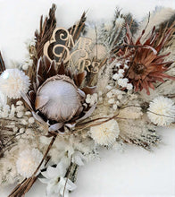 Load image into Gallery viewer, Boho Style Bride & Groom Table flowers – 2.5m long