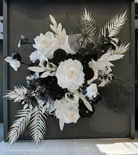 Load image into Gallery viewer, Black & white Blokes Birthday package w wheels cake stand - HIRE ONLY