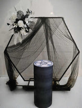 Load image into Gallery viewer, Black & white Blokes Birthday package w wheels cake stand - HIRE ONLY