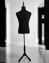 Load image into Gallery viewer, Male Mannequin in black – Grooms Preparation Room - HIRE ONLY