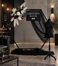 Load image into Gallery viewer, Grooms Preparation Room – Set up Option 1 - HIRE ONLY