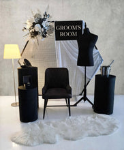 Load image into Gallery viewer, Grooms Preparation Room – Deluxe Set up - HIRE ONLY