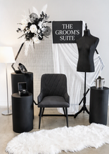 Load image into Gallery viewer, Grooms Preparation Room – Deluxe Set up - HIRE ONLY