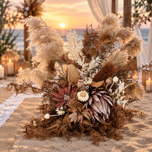 Load image into Gallery viewer, Australian natives (boho rustic) dry floor/plinth flowers - HIRE ONLY