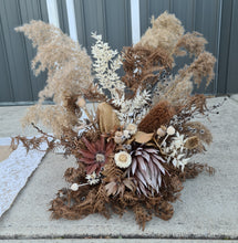 Load image into Gallery viewer, Australian natives (boho rustic) dry floor/plinth flowers - HIRE ONLY