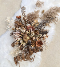 Load image into Gallery viewer, Australian native (boho rustic) dry hanging flowers for arch / backrop / arbour - MEDIUM - HIRE ONLY