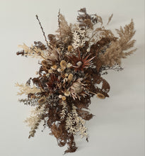 Load image into Gallery viewer, Australian native (boho rustic) dry hanging flowers for arch / backrop / arbour - LARAGE - HIRE ONLY