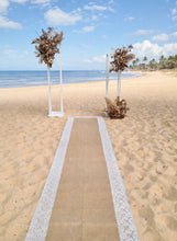 Load image into Gallery viewer, Wedding aisle runner – Boho style - HIRE ONLY