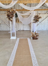 Load image into Gallery viewer, Wedding aisle runner – Boho style - HIRE ONLY