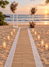 Load image into Gallery viewer, Wedding aisle runner – Boho style - HIRE ONLY