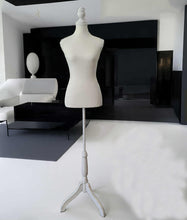 Load image into Gallery viewer, Female Mannequin in white – Bridal Preparation Rm - HIRE ONLY