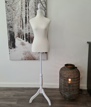 Load image into Gallery viewer, Female Mannequin in white – Bridal Preparation Rm - HIRE ONLY