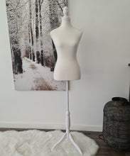 Load image into Gallery viewer, Female Mannequin in white – Bridal Preparation Rm - HIRE ONLY