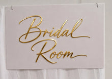 Load image into Gallery viewer, Bridal Preparation Room – White acrylic board - HIRE ONLY