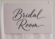 Load image into Gallery viewer, Bridal Preparation Room – White acrylic board - HIRE ONLY