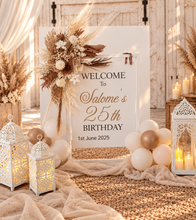 Load image into Gallery viewer, White boho lantern – LARGE - HIRE ONLY